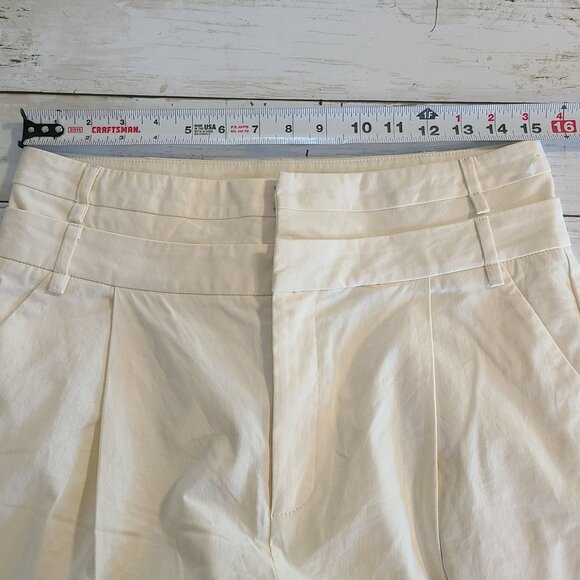 Revolve Line and Dot White Wide Leg Trouser Pants Casual Beach NEW L Luxury - Picture 4 of 9